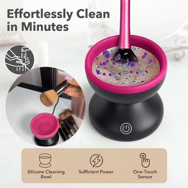 Automatic Makeup Brush Cleaner – No More Dirty Brushes