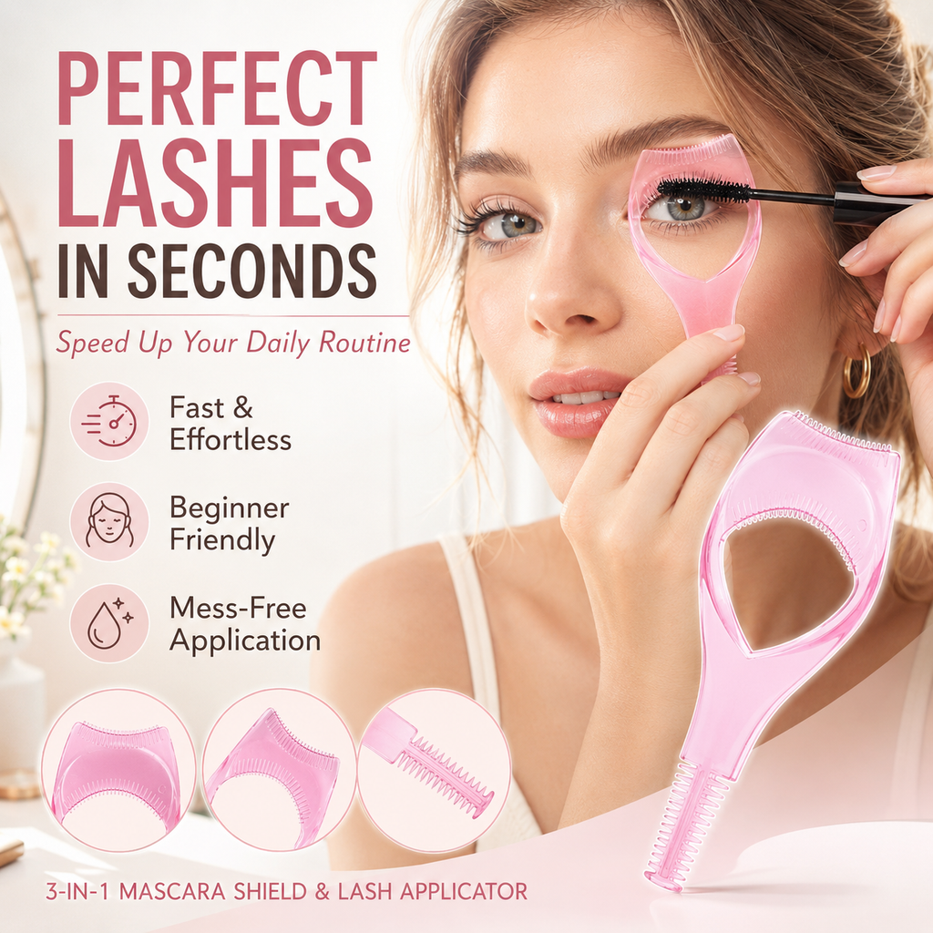🔥3 in 1 Eyelashes Tools Mascara Shield Applicator Guard