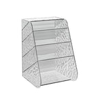 Modular Desktop Storage System with Integrated Drawer