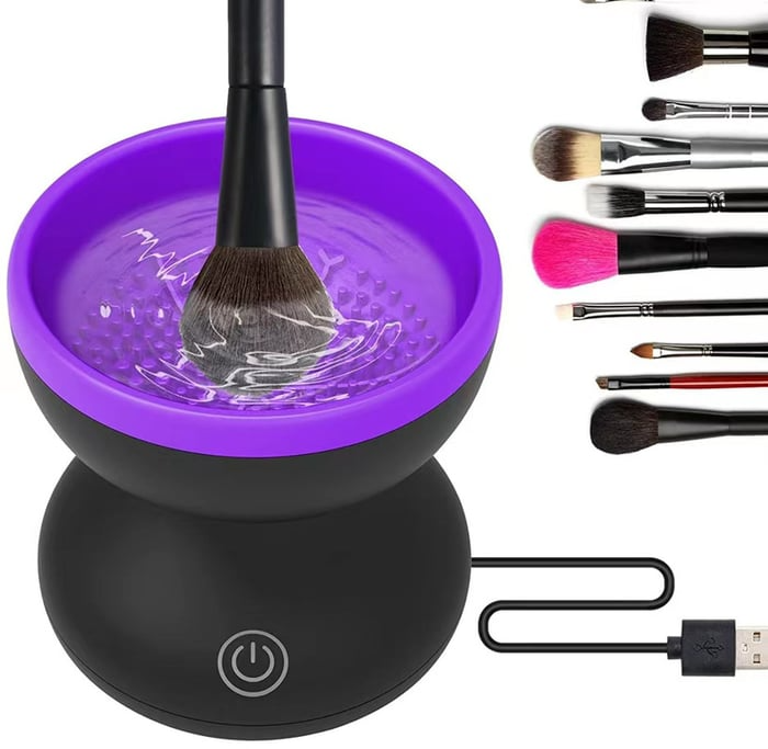 Automatic Makeup Brush Cleaner – No More Dirty Brushes
