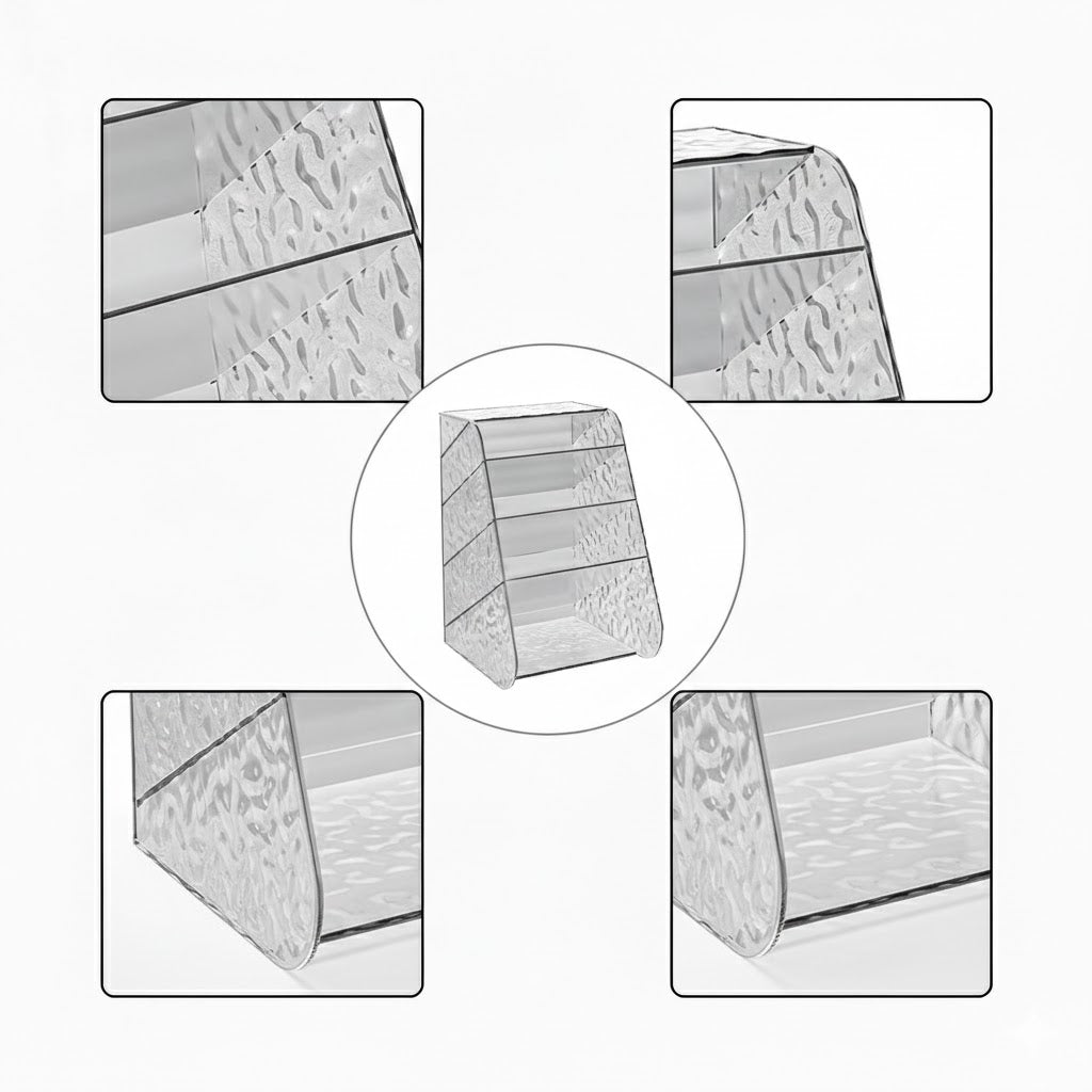 Modular Desktop Storage System with Integrated Drawer
